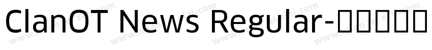 ClanOT News Regular字体转换